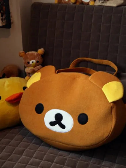 Soft Plush Rilakkuma bags girls' Bags gift for new year