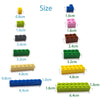 120pcs DIY Building Blocks Thin Figures Bricks 2x2 Dots Educational Creative Size Compatible With 3022 Plastic Toys for Children