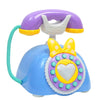 Plastic Electronic Vintage Telephone Landline Kids Pretend Play Early Educational Toy Birthday Gift