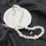 Load image into Gallery viewer, Bohemian Vintage Natural Shell Necklace Ladies Jewelry Hawaiian Smooth Puka Shells Necklace Chic Bib Collier Shell Necklace
