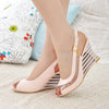 New Women Heel Sandals Buckle Open Toe High Wedge Shoes Women's Summer Shoes Sexy Women Shoes Footwear 67yu