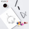 CLUCI Silver 925 Women Sterling Pendant Necklace Jewelry Clasic  Flower basket Love Pendant Female SP358SB-1