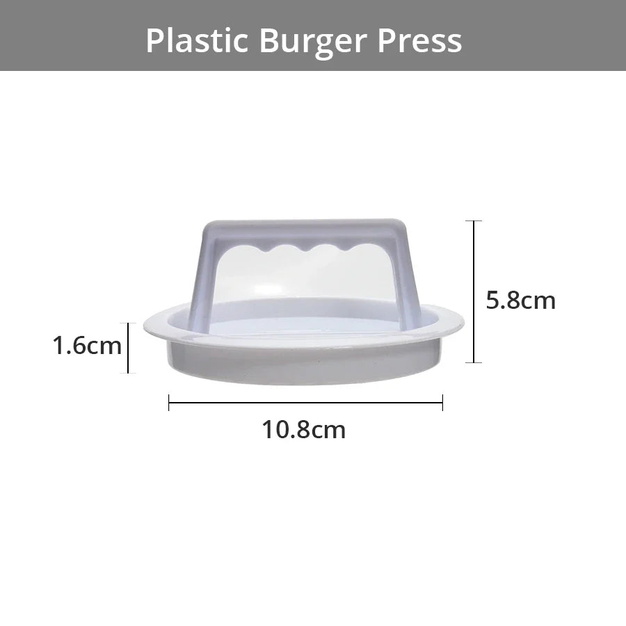 Hamburger Press, Non-Stick Burger Pres, Perfect Hamburger Mold Ideal for BBQ,Essential Kitchen & Grilling Accessories