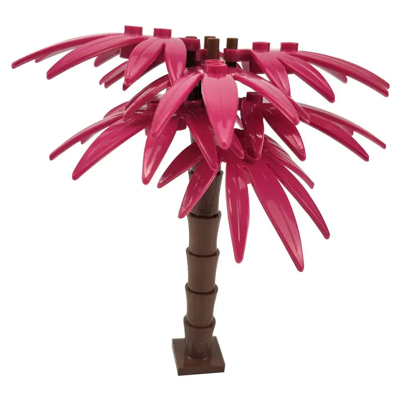 MOC Plant Tree Leaf Flowers Mushroom Seaweed Branches Educational  Building Blocks Kits Bricks Toys for Children Plants DIY Part