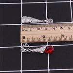 Load image into Gallery viewer, 12 Colors Available Rhinestone Crystal Long Clip on Earrings Non Pierced for Women Party Wedding Luxury Fashion No Hole Earrings
