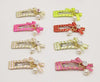 3CM BB Clip  Phnom Penh Ribbon Dropper Pets Dogs Grooming Pet  Hair Accessories for Dog Cat Handmade headdress Hairpin