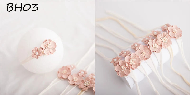 Baby Girl Headband  Bowknot Hairband  Kids Toddler  Newborn Flower Headband  Hair Accessories Newborn Photography Props