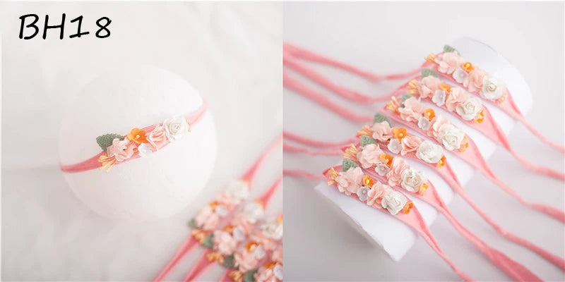 Baby Girl Headband  Bowknot Hairband  Kids Toddler  Newborn Flower Headband  Hair Accessories Newborn Photography Props