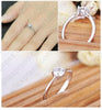 Wholesale 925 Sterling Silver Rings for Women Wedding Engagement Jewelry Cubic Zircon Band Anniversary Ring Mujer