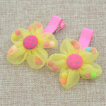 Load image into Gallery viewer, 2PCS/lot Hot Sale Children New Hair Clips Cute  Flowers Safety Barrettes BB Clip Little Girls Gifts Kids Hair Accessories
