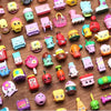 50 pieces/lot HOT！Figures for Toys Fruit Dolls Styles Shop Family Kins Action Figures For Little Figurines Mixed Season