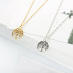 Load image into Gallery viewer, Fooderwerk Jewelry Retro Life Tree Pendant Necklace For Women Europe And America Ladies Personality Peace Tree Ornaments
