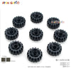 DIY Blocks Building Figures Bricks Axle and wheel Educational Assemblage Construction Toys for Children Compatible With Brand