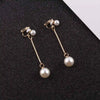 JIOFREE Fashion Wedding party Gift Elegant imitation pearl clip on earrings without pierced earrings no ear hole clip jewelry