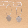 Many Style 316 Stainless Steel Hoop Earrings With Hearts Star Charms Cheap Jewelry Never Fade Anti-Allergy