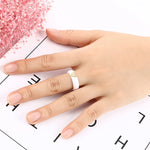 Load image into Gallery viewer, Love Heart  Yellow Silver Color Crystal Finger Rings For Women CZ Original Lovely Heart Ceramic Rings Wedding Party Jewlery
