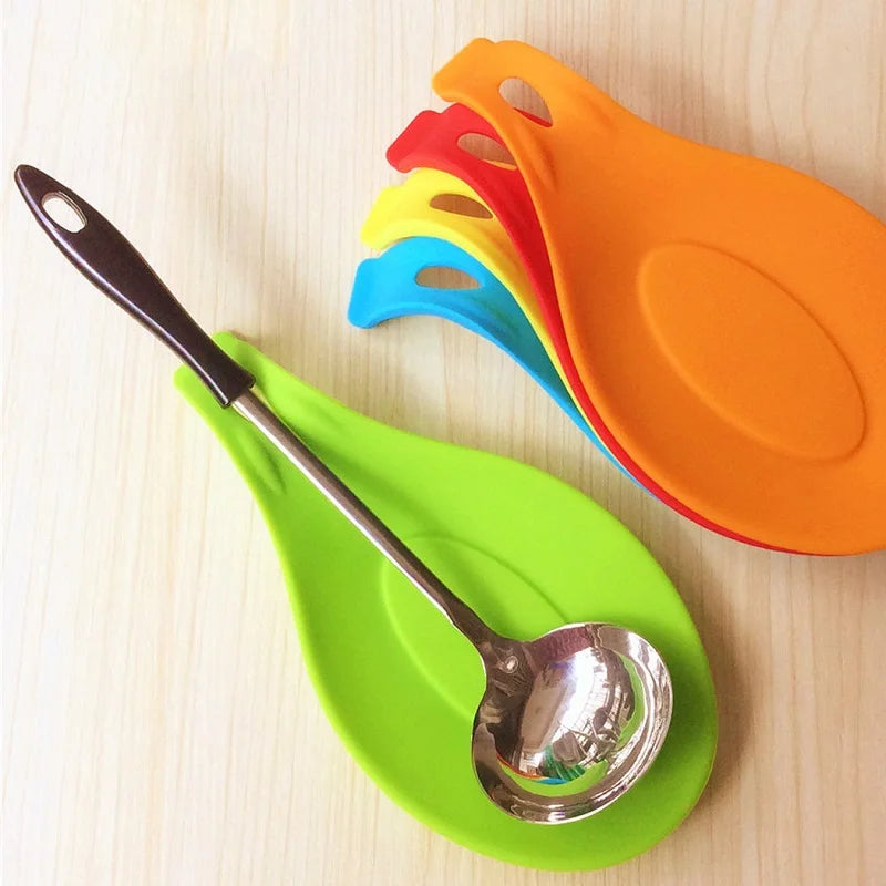 Multi Mat Kitchen Tools Silicone Mat Insulation Placemat Heat Resistant Put A Spoon Kitchen Accessories Free Shipping Items