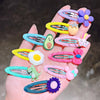 10PCS Girls Cute Cartoon Animal Fruit Hairpins Sweet Colorful Hair Clip Barrettes Headband For Children Kids Hair Accessories