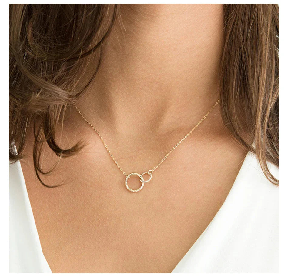 Classic Stainless steel necklace women pendant necklace chokers for women fashion jewlery best friend necklace YX14918