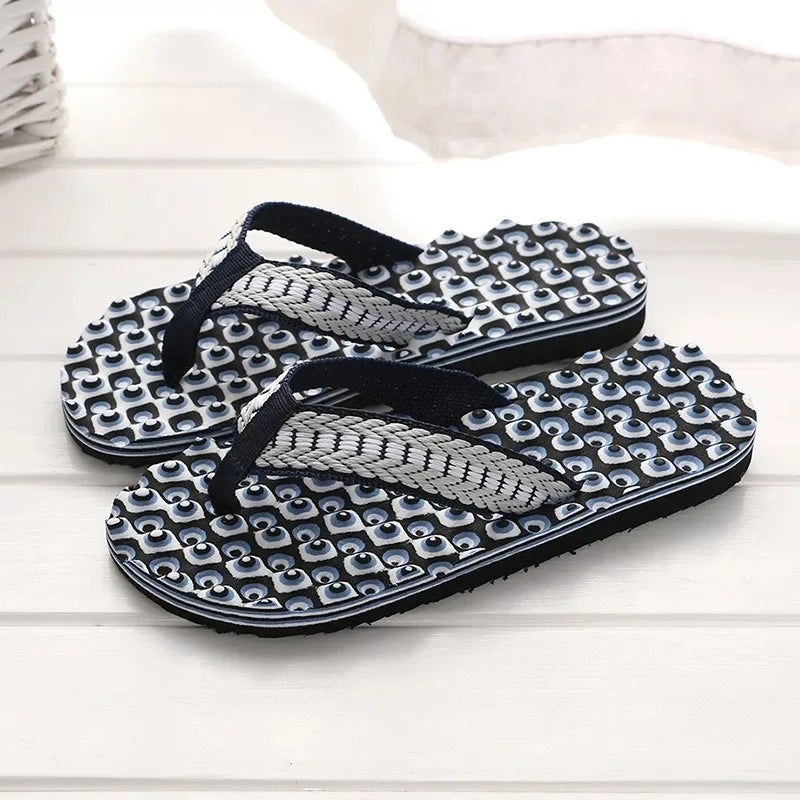 New Men's Slippers Men Summer Shoes Mixed Colors Sandals Male Slipper Indoor and Outdoor Flip Flops Casual Beach Shoes for Man