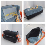 Load image into Gallery viewer, Fashion Denim Women Shoulder Bags Large Capacity Travel Bag Designer Women Bags Luxury Blue Jeans Crossbody Bag Female Big Purse
