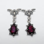Load image into Gallery viewer, Fashion Personality Gothic Dark Night Bat Zircon Earrings Men and Women Punk Rock Hip Hop Jewelry
