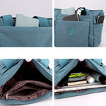 Load image into Gallery viewer, Handbags Women Waterproof Nylon Shoulder Bag for Ladies Elegant Female Travel Big Tote Bags Belt Adjustable Designer Mommy Bolsa
