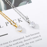 Load image into Gallery viewer, Stainless Steel Chain Heart Necklace For Women Goth Hugs Zircon Heart Pendant Necklace Trendy Wedding Marriage Jewlery Gift 2023
