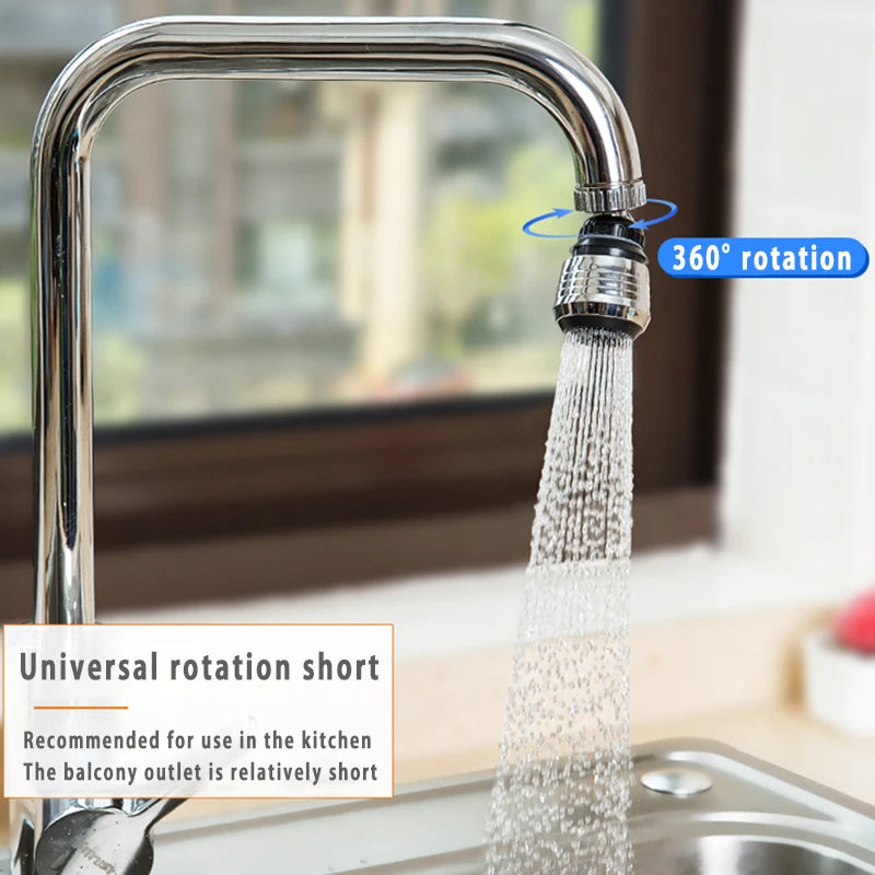 1Pcs 360 Degree Kitchen Faucet Aerator 2 Modes adjustable Water Filter Diffuser Water Saving Nozzle Faucet Connector Shower