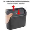 1L Car Interior Storage Case Trash Bin Push Can Mini Tray Dustbin Garbage Box Door Seat Clip Stand Holder Automotive Accessories