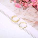 Load image into Gallery viewer, 2 PCS Stainless Steel Toe Ring for Women Girls Retro Vintage Design Adjustable Ring Set Summer Beach Jewelry
