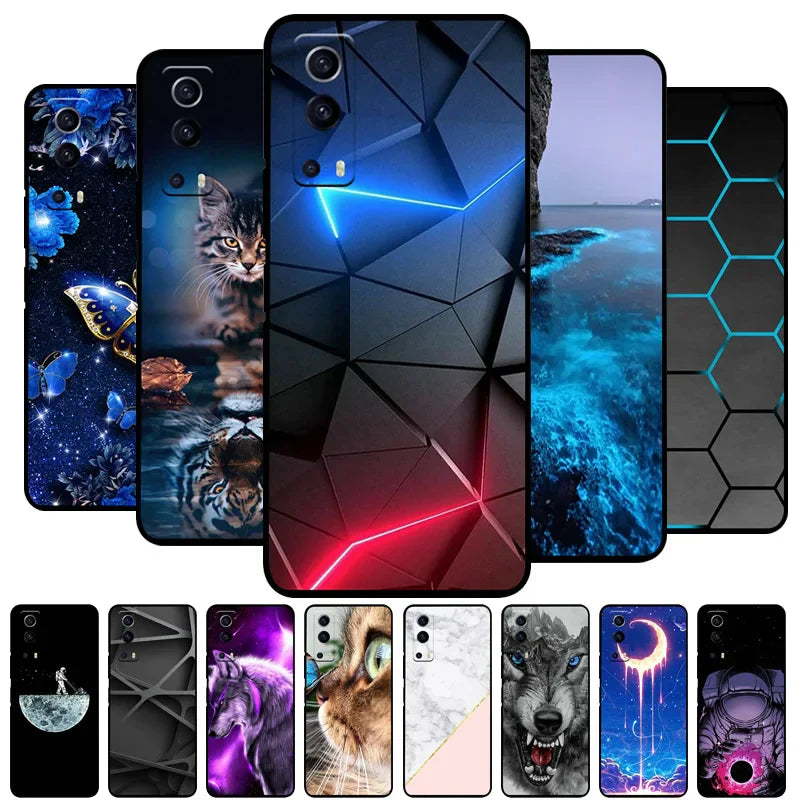 For Coque Vivo Y52 5G Case Silicon Back Cover Phone Case For Vivo Y52 5G Cases Soft bumper Funda for Vivo Y 52 5G V2053 Shells