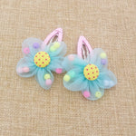 Load image into Gallery viewer, 2PCS/lot Hot Sale Children New Hair Clips Cute  Flowers Safety Barrettes BB Clip Little Girls Gifts Kids Hair Accessories

