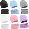 2 Pcs/Set Baby Hat Scarf Set Solid Kids Beanie Cap Warm Boy Girl Autumn Winter Hat Infant Toddler Bonnet Baby Accessories