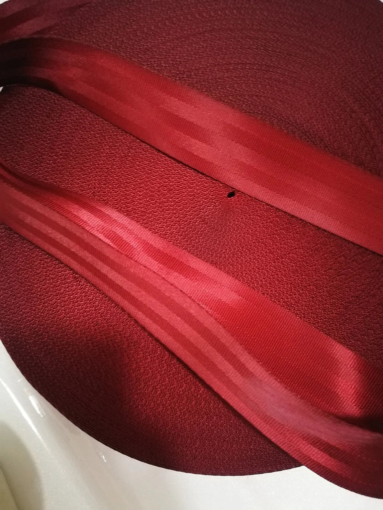 Deep Red 3M-30M Personalized Modification Car Seat Belt Webbing Universal Car Child Safety Belt Car Accessories