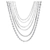 Wholesale 10pcs/lot width 1.2mm-4mm Stainless Steel Tiny O type Chain DIY Necklaces Jewelry Making 40cm -90cm