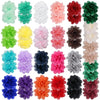 20pcs Flower Hair Ties 2inch Chiffon Elastic Band Ponytail Holders Hair Accessories for Baby Girls Infants Kids