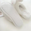 Cute White Bunny Home Shoes Cute Bunny Slippers Indoor Home Warm and Comfortable Floor Slippers