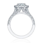 Load image into Gallery viewer, Huitan Luxury Silver Color Engagement Wedding Rings for Women Elegant Cushion Shaped Design Hot Sale Female Ring Fashion Jewelry
