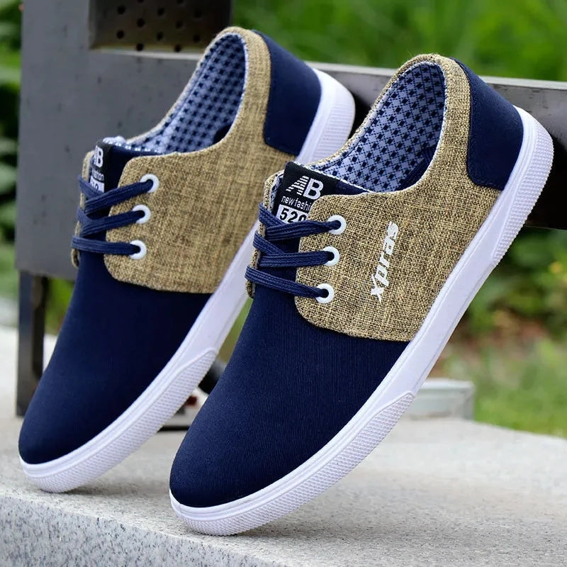 Autumn Big Size 47 48 Men Espadrilles Autumn Canvas Shoes Male Basic Flats Comfort Loafers Mens Casual Breathable Sneakers