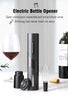 Automatic Electric Wine Openers for Beer USB & Battery Beer Bottle Openers Corkscrew Wine Beer Cap Opener Kitchen Accessories