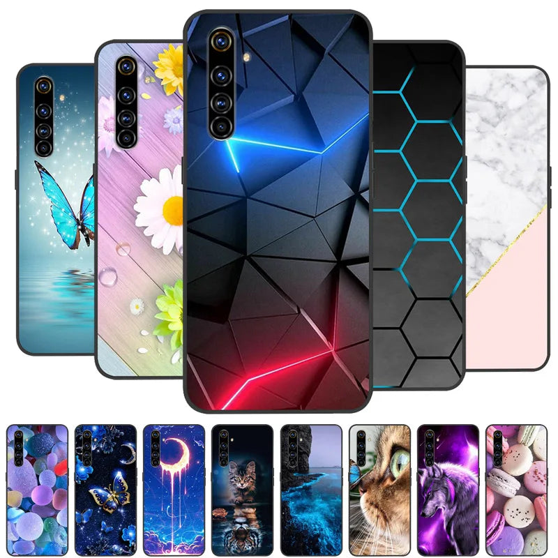 For Coque Realme X3 SuperZoom Case Silicon Back Cover Phone Case For Realme X 3 X3 SuperZoom Cases Soft bumper Funda RMX2086 Bag