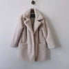 2022 New Women Winter Warm Faux Fur Coat Thick Women Middle -Long Overcoat Turn Down Collar Women Warm Female  Casaco Feminino