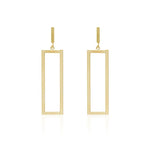 Load image into Gallery viewer, DIEYURO 316L Stainless Steel Minimalist Rectangle Pendant Drop Earrings Luxury Exquisite Friends Party Jewelry Accessories Newly
