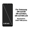 Super AMOLED For Samsung Galaxy A31 LCD SM-A315F/DS SM-A315G/DS Display Touch Digitizer Screen Replacement Parts A315 Display