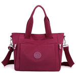 Load image into Gallery viewer, Handbags Women Waterproof Nylon Shoulder Bag for Ladies Elegant Female Travel Big Tote Bags Belt Adjustable Designer Mommy Bolsa
