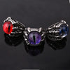 Men's Punk Goth Dragon Claw Evil Eye Rings Women Devil Eyeball Party Stainless Steel Rings Anime Skull Boyfriends Jewelry Gifts