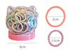 50/100 Pcs/Box New Children Cute Colors Soft Elastic Hair Bands Baby Girls Lovely Scrunchies Rubber Bands Kids Hair Accessories