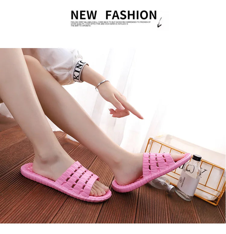 New Slippers Women Summer Shoes Indoor Home Couples Home Bathroom Non-slip Soft Ins Tide To Wear Cool Slippers Sandals тапочки