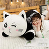 110cm Big Size High Quality Cute Cat Plush Toy Soft Cartoon Animal Stuffed Doll Sofa Bed Pillow Cushion Girl Kid Birthday Gift